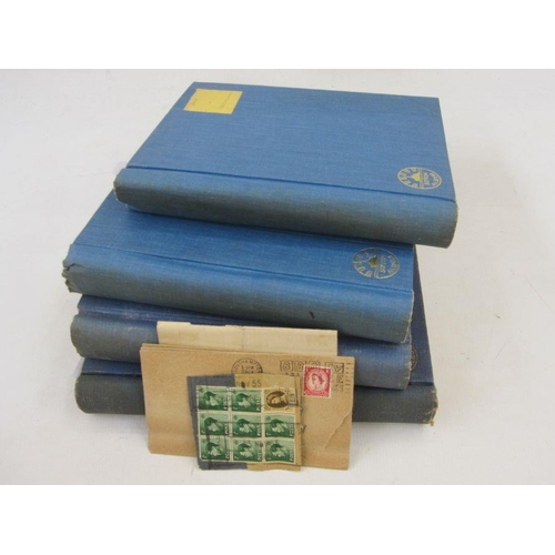 252 - GB, British Empire & World: 'A-Z' collection in 4 blue albums of mint & used defin. commem., officia... 