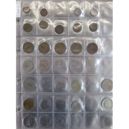 280 - Two Albums of mainly Euro and French Coinage (circulated) post war to date with some English 50ps