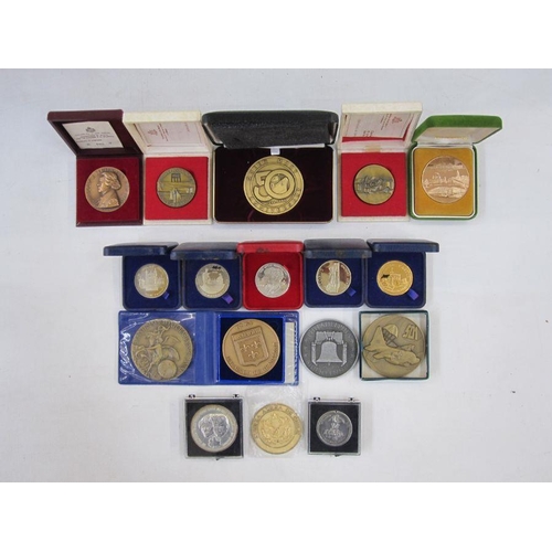 283 - Box Containing Commemorative Medals, including Queen Victoria Diamond Jubilee in bronze and original... 