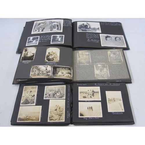 302 - Nine various photograph albums, 1920's and later to include European views, 1930's India to include ... 