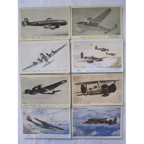 314 - Two albums of vintage postcards to include Sweetheart, Charlie Chaplin, aircraft postcards and aircr... 