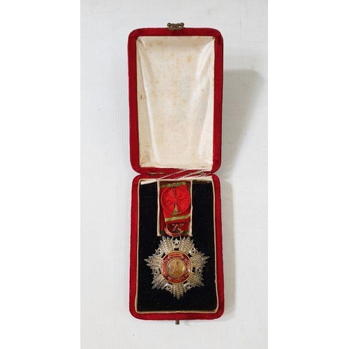 357 - Turkish Order of The Medjidie 3rd class in original fitted case