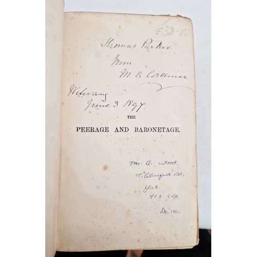 36 - Burke's Landed Gentry 1952, Burke's Peerage, Baronetage and Knightage 1897, London, Harrison, Pall M... 