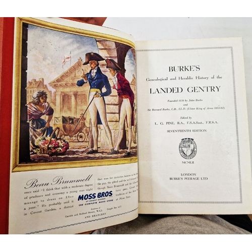 36 - Burke's Landed Gentry 1952, Burke's Peerage, Baronetage and Knightage 1897, London, Harrison, Pall M... 