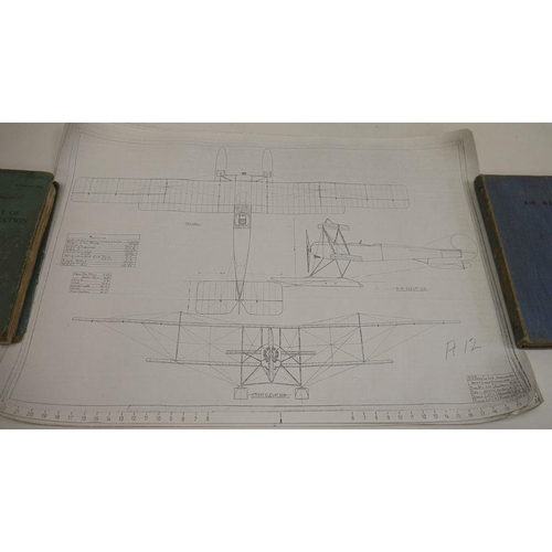 386 - Air Ministry manual of air navigation, a further book on air navigation and numerous pictures and po... 