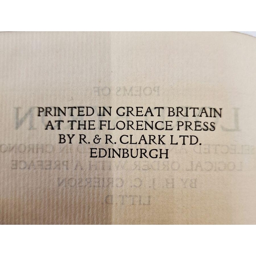 45 - Florence Press 
 Grierson, H J C (ed)
 