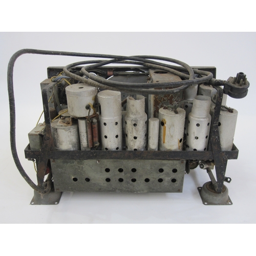 387 - WWII R1155 Royal Air Force radio receiver with headphones.  The receiver was used on Wellington, Lan... 