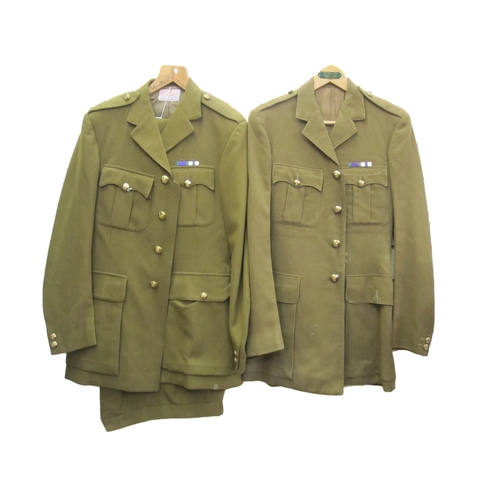 389 - Number two uniform consisting of two jackets and one pair of trousers belonging to Major, The Honour... 