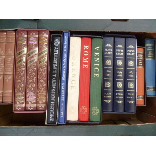 150 - Folio Society - two boxes to include Jane Austen boxed set