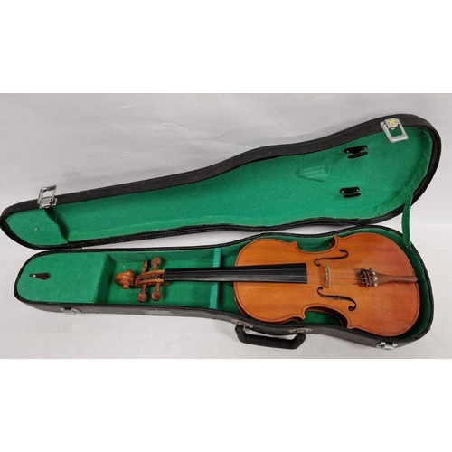 114 - Students violin with case made by The Stentor Music Company