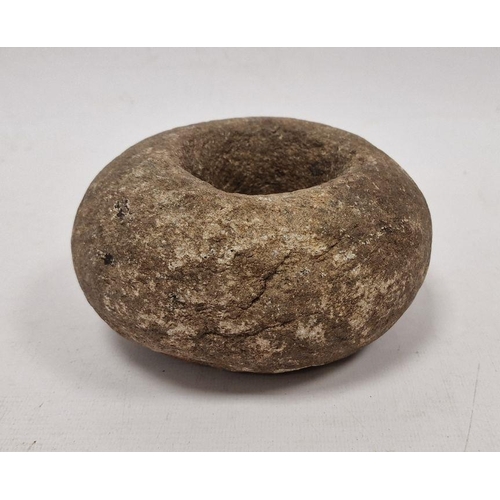 131 - Stone mace head, possibly Neolithic.