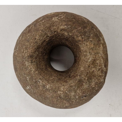 131 - Stone mace head, possibly Neolithic.