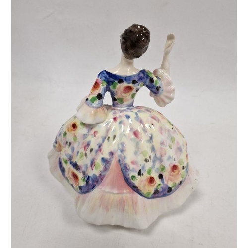 15 - Royal Doulton china figure 'Christine' HN2792 and continental pottery large model of exotic pheasant... 