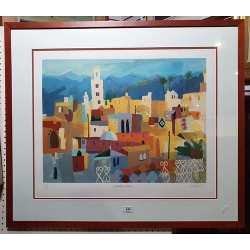 249 - Richard Tuff
 Limited edition colour print
 Marrakesh Rooftops, no.62/195, signed, titled and number... 