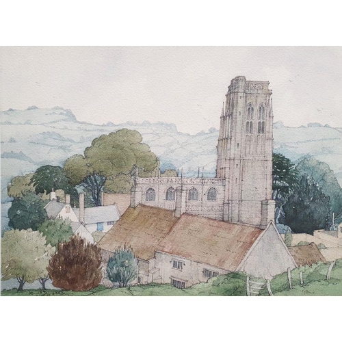 269 - Kenneth Pengelly (20th century)
 Watercolour drawing
 Batcombe, Somerset, signed and dated lower lef... 