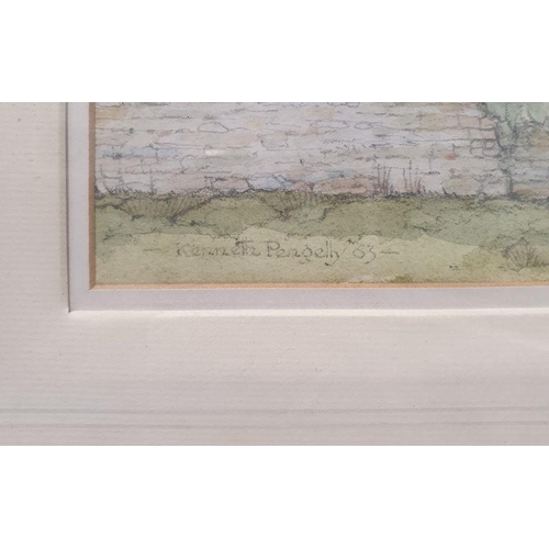 280 - Kenneth Pengelly
 Watercolour
 Viaduct through Taymar, signed and dated 27 lower left
 Kenneth Penge... 