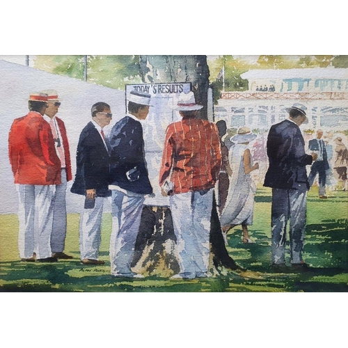 290 - Alan Reed 
 Watercolour drawings
 Henley Royal Regatta 