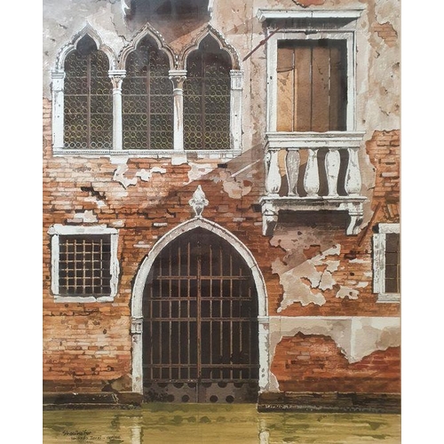 293 - Emmanuel Shoolheifer (20th century)
 Palazzo Zorzi - Venice, signed, titled and dated 1991 lower lef... 