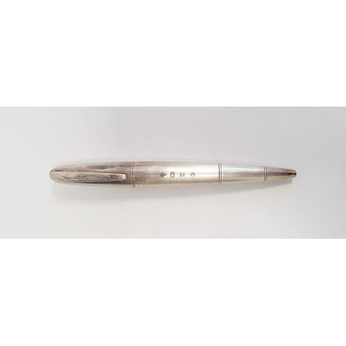 169 - Dunhill silver jewel Torpedo ( not tornado) pen and a Dunhill biro (2)