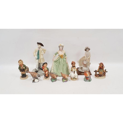 22 - Royal Worcester model of the Gallant after a model by James Hadley circa 1884, 22cm high, four model... 