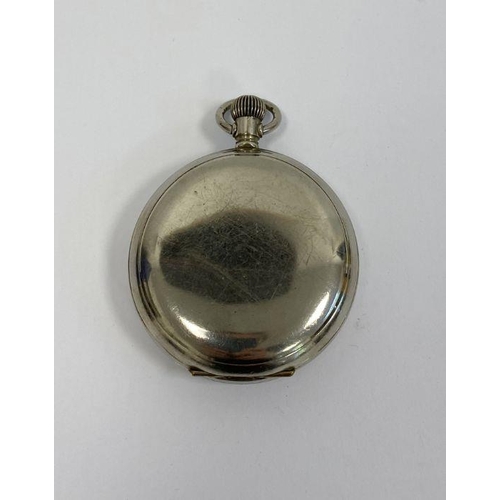 223 - Late 19th century chrome cased compensated pocket barometer produced by Heinrich Rath of Munich, wit... 