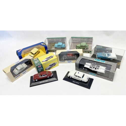 510 - Collection of Corgi, Atlas Editions and Vitesse diecast model cars to include Corgi Classics D701 Fo... 