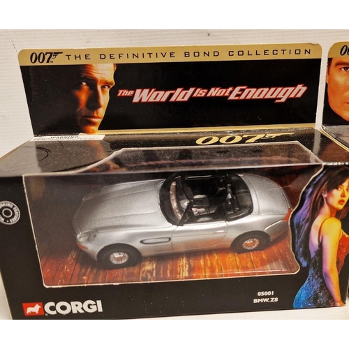 512 - Six boxed Corgi James Bond diecast models to include TY95301 Thunderball - Aston Martin DB5, Two TY9... 