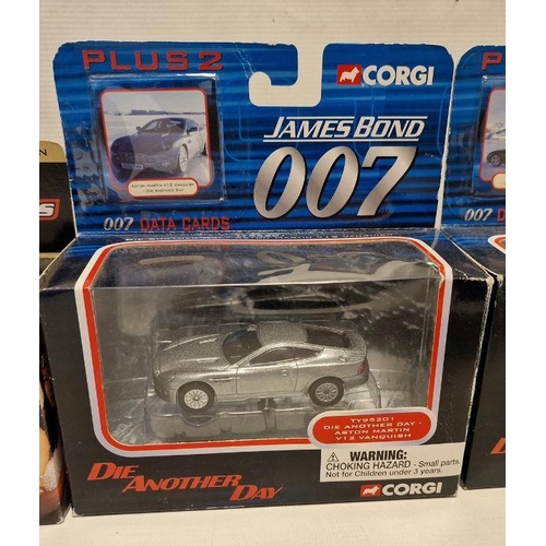 512 - Six boxed Corgi James Bond diecast models to include TY95301 Thunderball - Aston Martin DB5, Two TY9... 