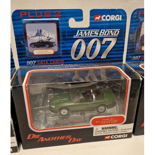 512 - Six boxed Corgi James Bond diecast models to include TY95301 Thunderball - Aston Martin DB5, Two TY9... 