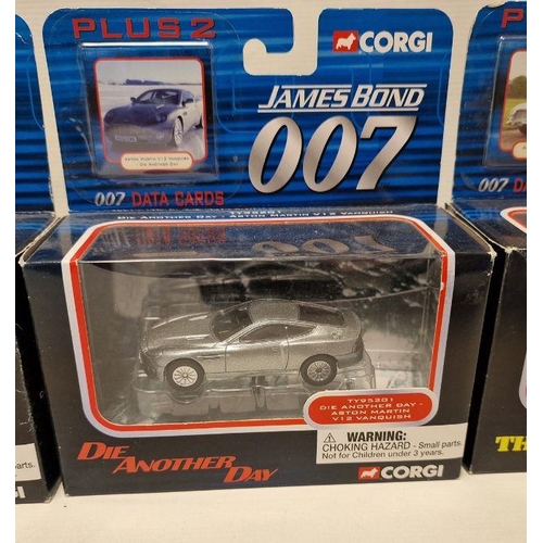 512 - Six boxed Corgi James Bond diecast models to include TY95301 Thunderball - Aston Martin DB5, Two TY9... 