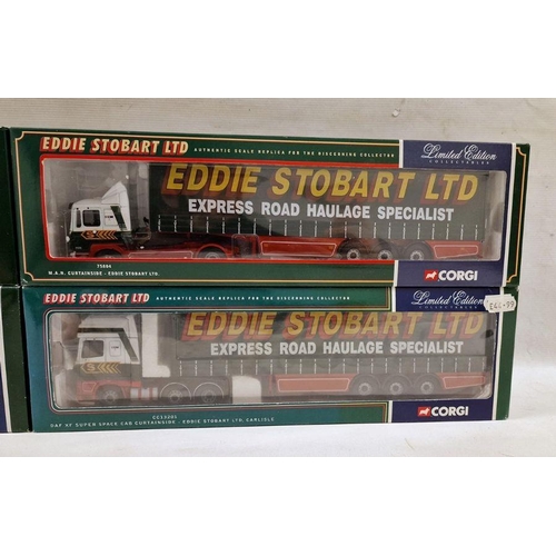 526 - Four Boxed Limited Edition Corgi 1:50 scale diecast models to Include CC12901 Scania Topline Curtain... 