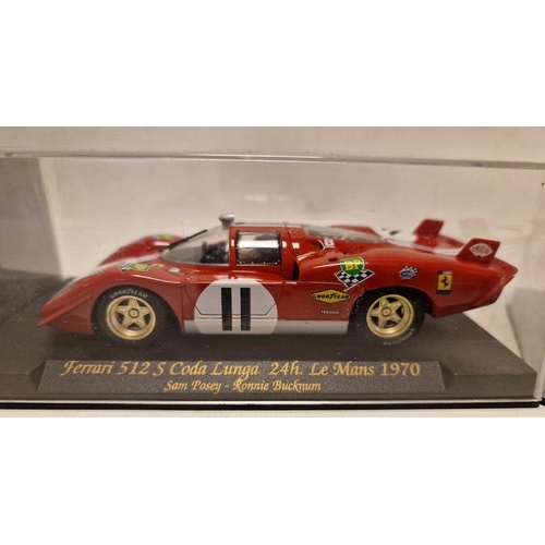 539 - Four cased Fly Car Model slot cars to include 365 GTB/4 