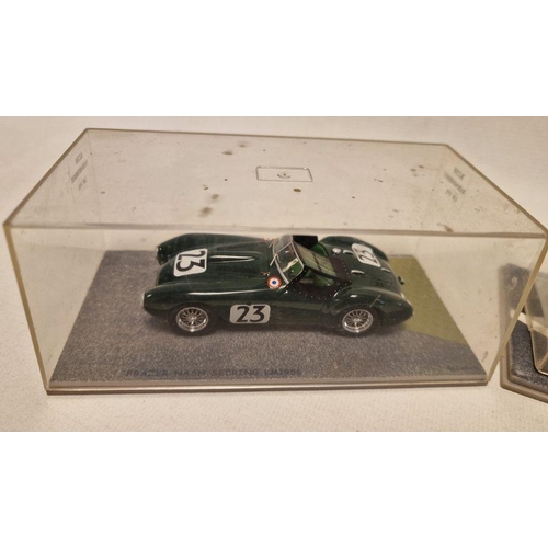 552 - Three cased Bizarre model diecast 1/43 scale cars to include Rondeau M482 LM1983, BZ208 Frazer Nash ... 