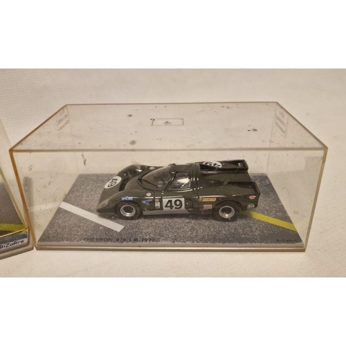 552 - Three cased Bizarre model diecast 1/43 scale cars to include Rondeau M482 LM1983, BZ208 Frazer Nash ... 