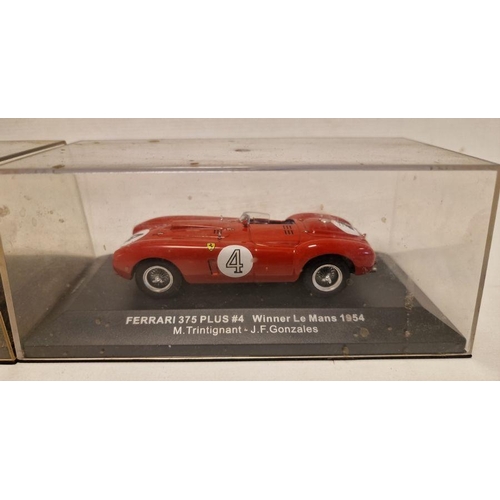 555 - Four cased Ixo diecast models to include Lorraine-Dietrich B 3-6 #5 Winner Le Mans 1925, Bugatti Roy... 