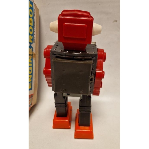 622 - Japanese S.H Battery operated Engine Robot with Electronic Room in box