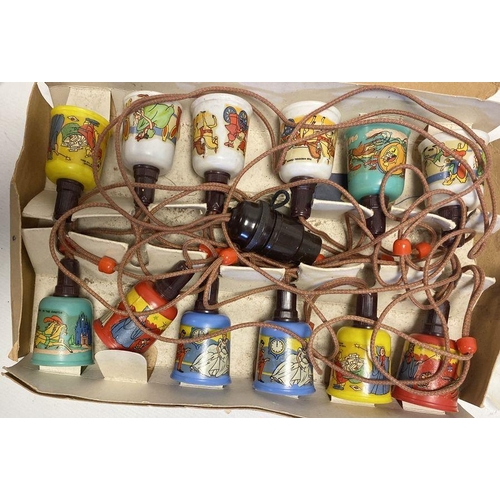 640 - Boxed Mazda Cinderella Disney fairy lights by the British Thompson-Houston company together with two... 