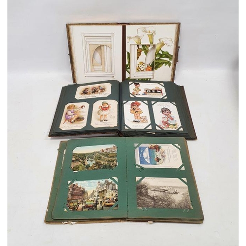 109 - Quantity of postcard albums and photograph albums to include postcards from America, topographical p... 