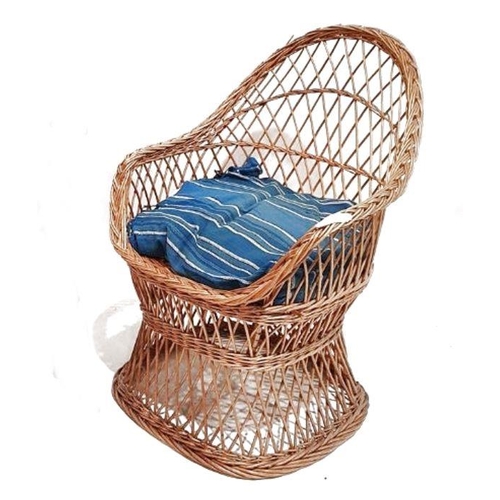 1102 - Wicker chair, an early 20th century chair and a further chair (3)