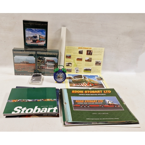 580 - Collection of Eddie Stobart related items to include 'The Eddie Stobart Story' by Hunter Davies, Ber... 