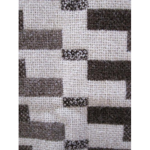 Welsh blanket, labelled 'Holytex - Pure Virgin Wool - made in Wales ...