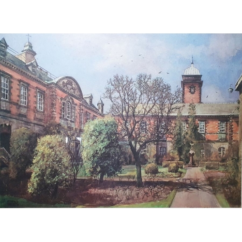 1366 - James McIntosh Patrick (1907-1998)
 Limited edition coloured print
 Geddes Quadrangle, Dundee Univer... 