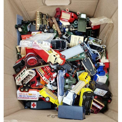 104 - Large collection of loose diecast model cars to include mainly Lledo Days Gone together with a boxed... 