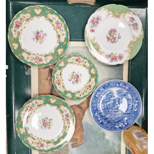 11 - Assorted chinawares to include coffee cans and saucers, Belleek jug and bowl, Royal Doulton teapot o... 