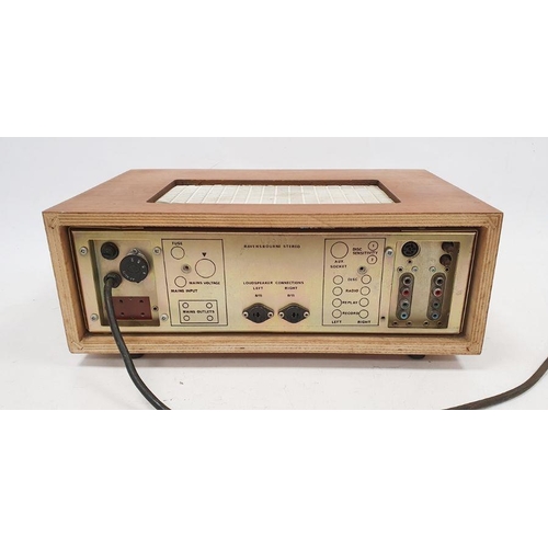 194 - Rogers Ravensbourne vintage 1960's hifi stereo amplifier with teak case and two tone fascia, serial ... 