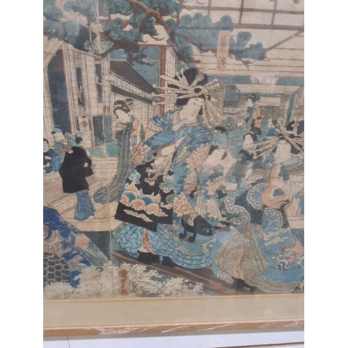 267 - After Utagawa Kunisada 
 Japanese woodblock print
 