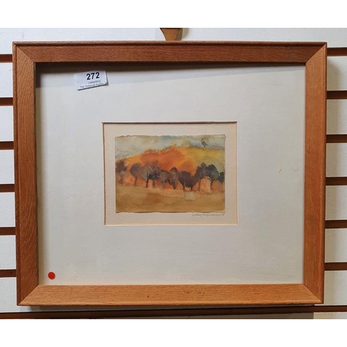 272 - Lindsay Bartholomew (20th century)
 Watercolour 
 Hare Hill, signed and dated '68 lower right, bears... 