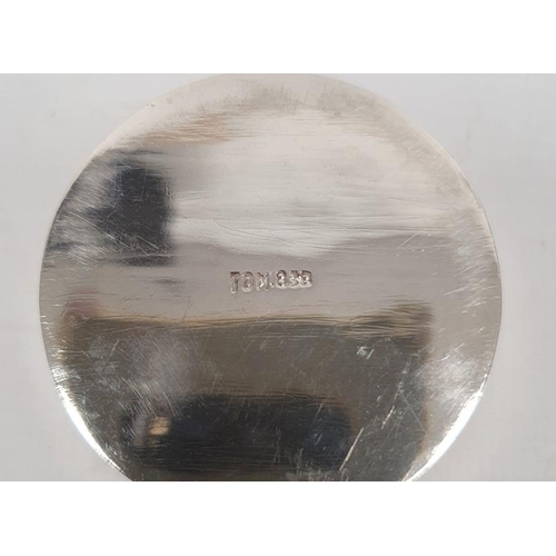 374 - Six various silver trinket boxes marked 'silver', 'sterling' or '925' and a 1939 two shilling coin (... 