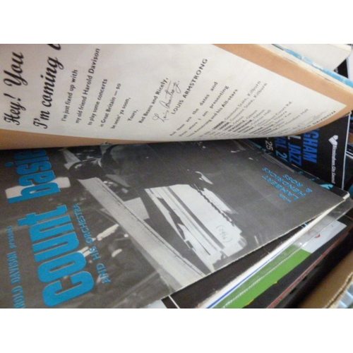 115 - Quantity of The Metronome Year Book for the 1950's and later and a large quantity of jazz programmes... 