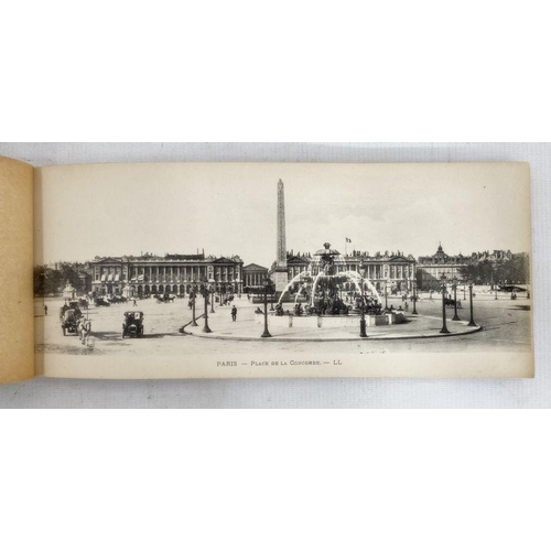 125 - Ephemera to include an album artistique of Paris containing early twentieth century photographs of t... 